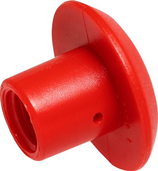 Symbole, lever et baisser, rond, rouge vue 2
