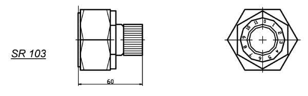 Régulateur de débit 3 voies proportionnelle SR vue 3