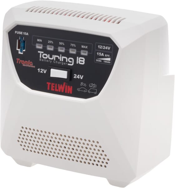 Chargeur de batterie Touring 18 230V 12V/24V · réf. 807853TEL
