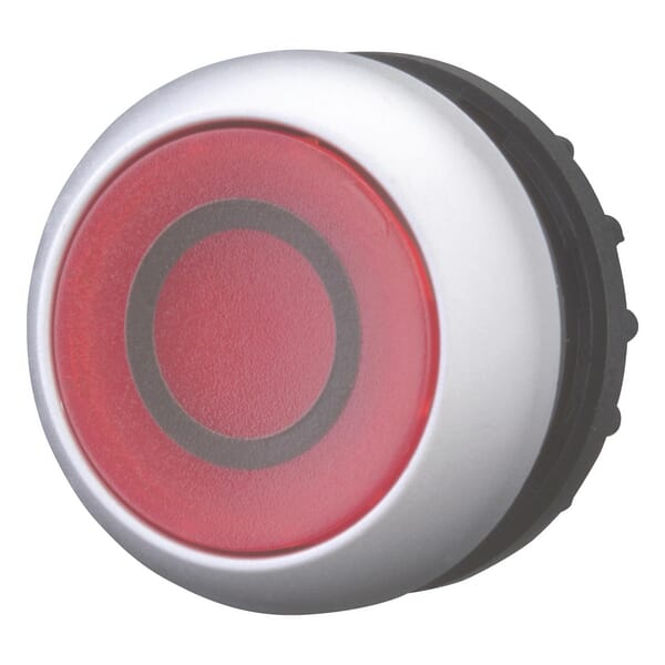 Bouton-pous. lumineux rouge 0 vue 5