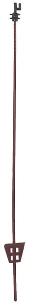 Poteau ovale en acier 107 cm avec isolateur supérieur 10 pcs · réf. 441457P010