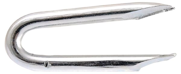 Agrafe double pointe zinguée, 3,5 x 35 mm · réf. 1545183535