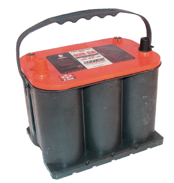 Batterie 12V 44Ah 730A AGM Red Top RTS 3.7 Optima — réf. 820255