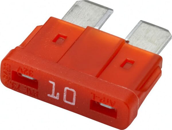 Fusible lame standard 12V 10A longueur 18,8mm rouge pack 10x Hella · réf. 8JS711683092