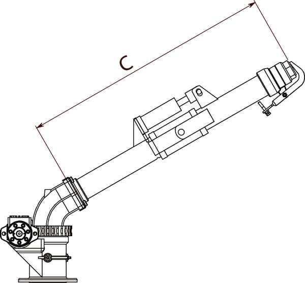 Pistolet pivotant 4" hydr.      vue 4