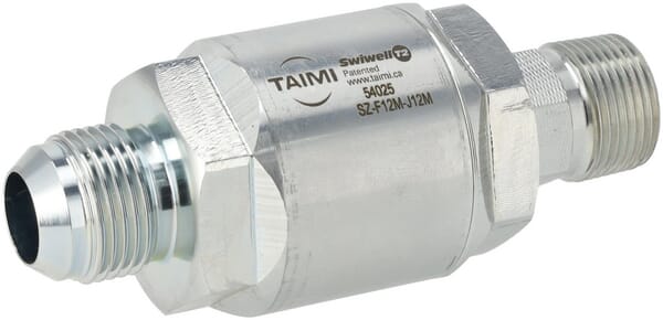 Raccord pivotant M 3/4 NPT x M 1-1/16 JIC · réf. SZF12MJ12M