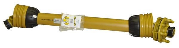 Arbre de transmission T80 L : 1010mm, avec limiteur à friction avec roue libre RF6, Comer — réf. T801010ENC12RF6