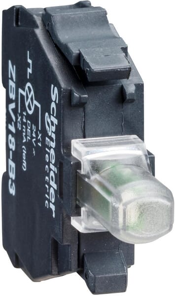 Élément LED blanc 24 VCA/CC · réf. ZBVB1