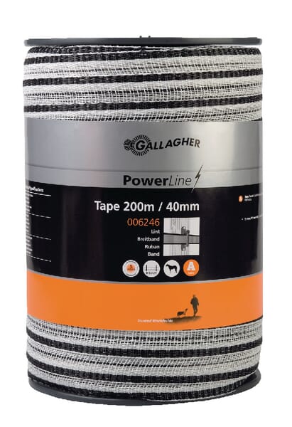 RubanPowerLine 40mm 200m blanc — réf. 006246GAL