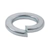 DIN 127B spring washers with flat ends, zinc plated