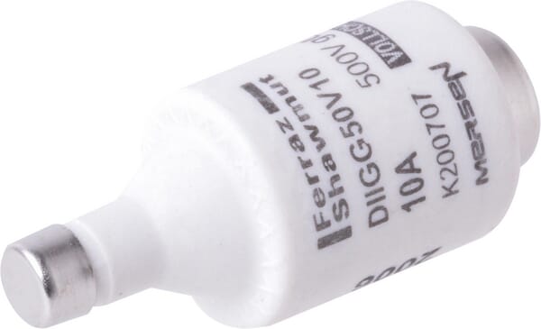 Fusible 500V 10A longueur 50mm · réf. 10ATDTII