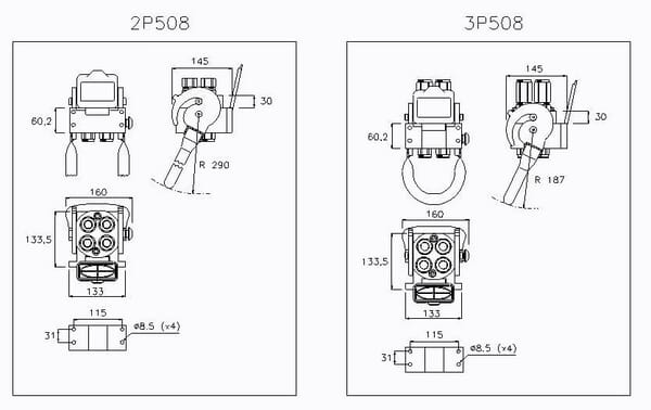 Multifaster DN12-4x1/2" BSPP - Multifaster - 2P508412GFC - 2