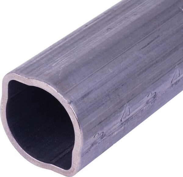 Tube profilé extérieur 2a, couleur citron, diamètre 57,5 x 48 x 4 mm, longueur : 2 900 mm · réf. 753500