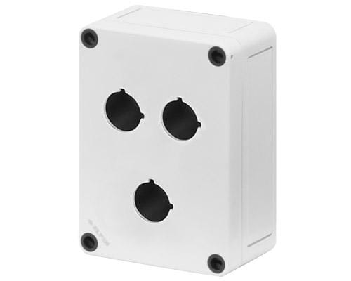 Boîtier touch. 3 hl 22 mm H=57 mm · réf. 080CS09135P3C