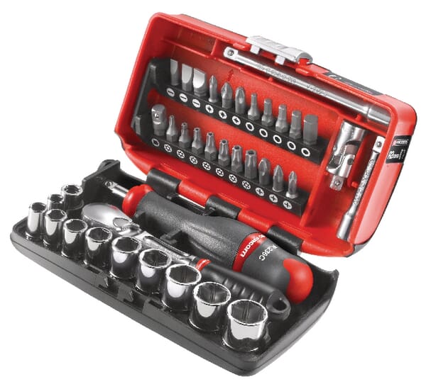 Jeu de douilles 1/4", métriques 6 pans · réf. RLNANO1
