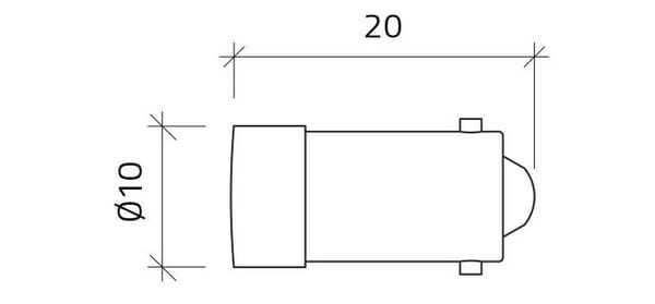Lampe à LED BA9S, 240V neutre vue 2