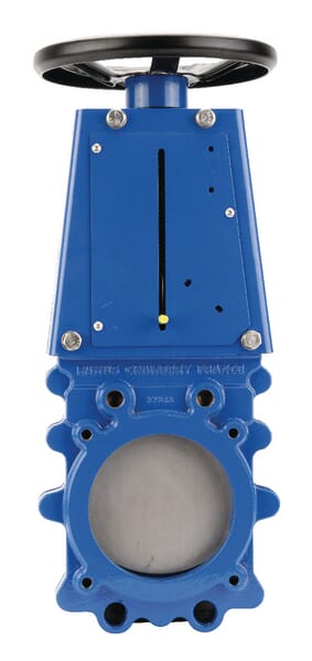 Vanne guillotine + volant DN150 · réf. VGRH150