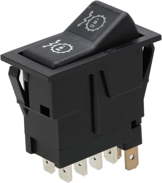 Interrupteur à bascule, I-0-II, on-on-on, 12V, 8 broches, sensibilité de transmission, réglage double pas à pas — réf. SW10051KR
