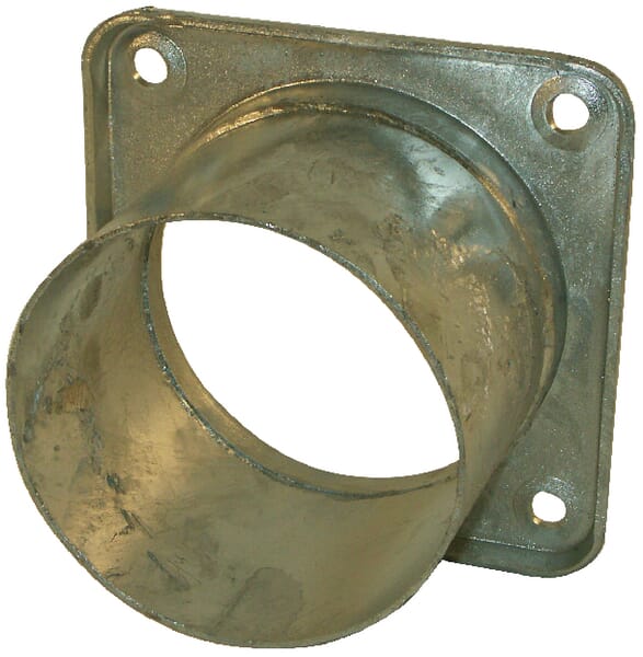 Čtyřhranná příruba s trubkou