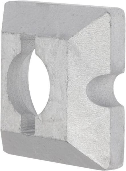 Rondelle excentrique 50x50x16x2,5 D20,25 Zn · réf. 31710191