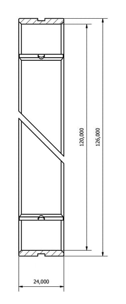 Douille d'essieu vue 2