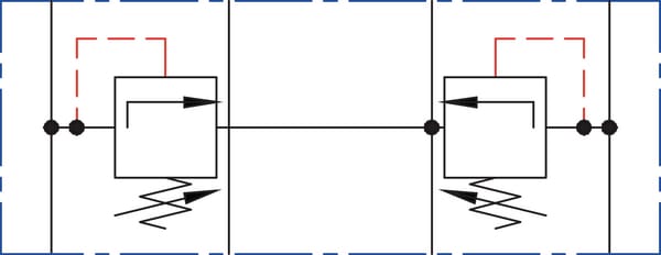 Limiteur pression NG6 A, B > T vue 3