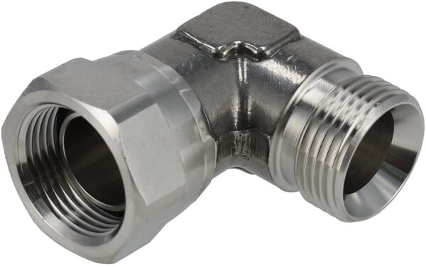 Úhlový adaptér M/F 1" BSP SS