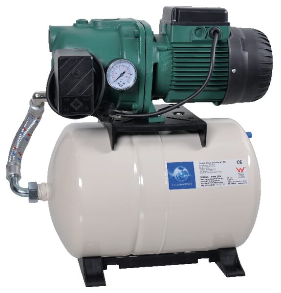 Zařízení k zásobování vodou, samonasávací, s membránovou nádobou, AQUAJET