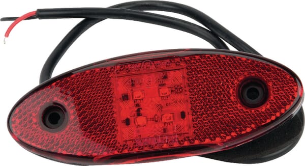 Feu de gabarit LED ovale rouge — réf. L4702LDV