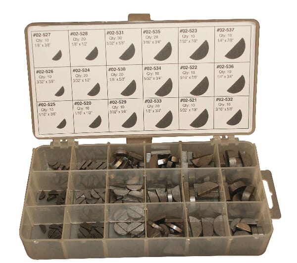 Assortiment de cales en pouces — réf. FGP011716