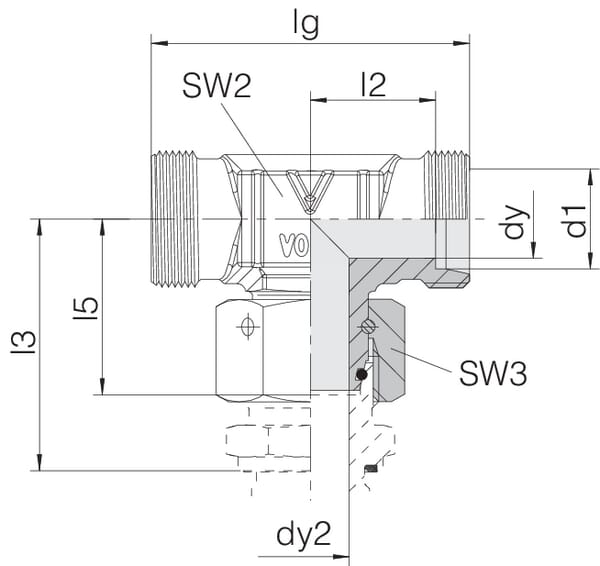 Té orientable 42L vue 3