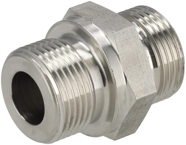 Raccord à filetage mâle 15L x M22 SS · réf. GES15LM22SS