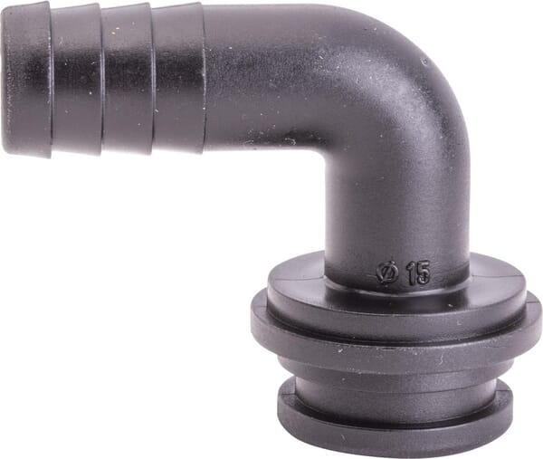 Raccord tuyau 90° 15 x 1" · réf. GE156