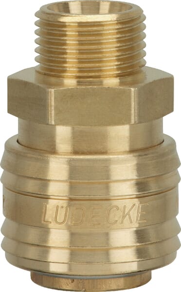 Raccord rapide f.mâle BSP 1/2" · réf. ES12A