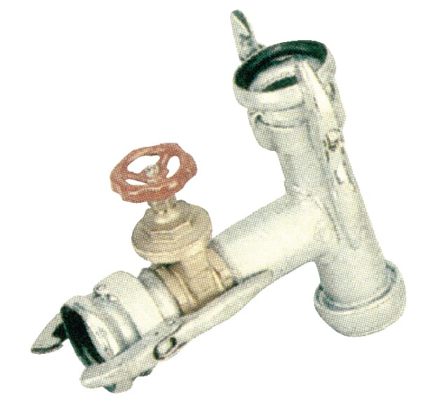 Female / Male T-Piece with Valve