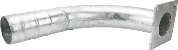 Koleno 90° s přírubou, s hadicovou koncovkou 4