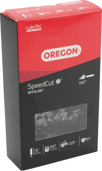 Chaîne de tronçonneuse .325" 1,3mm 66 DL demi-ciseau Speedcut Boite Oregon · réf. 95TXL066E