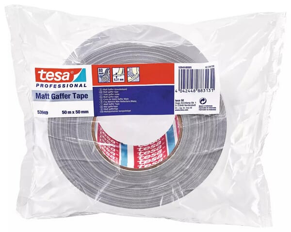 Textilní opravná páska 50 mm x 50 m, šedá