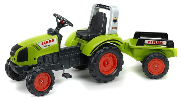 Tracteur à pédales Claas avec remarque — réf. F1040AB