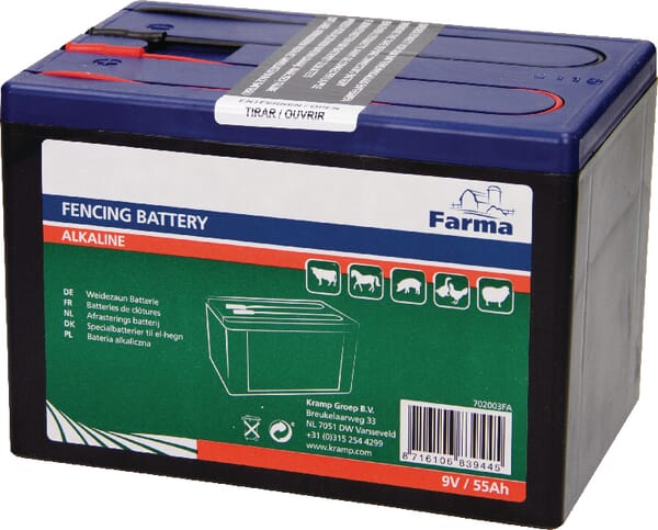 Alkalické baterie 9V Farma