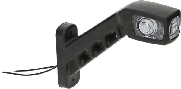 Feu de gabarit droit LED, 12-24V, 165x187x37mm, Kramp — réf. LA30013