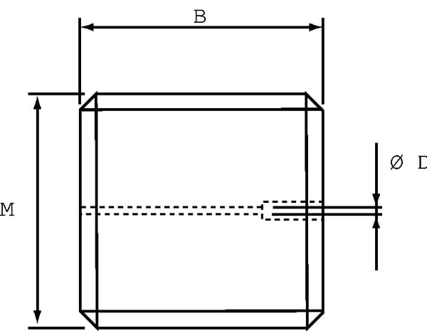 Vis de réglage M8 Ø 1.0 mm La vue 4
