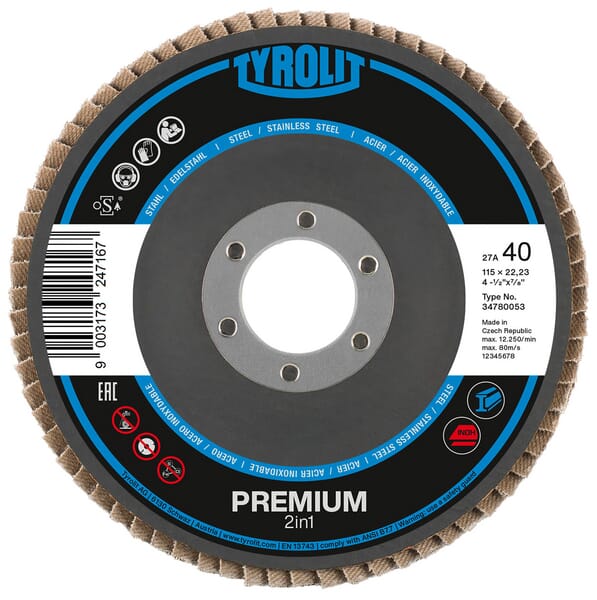 Disque à lamelles 115 mm K60 Form 27A — réf. 34780054