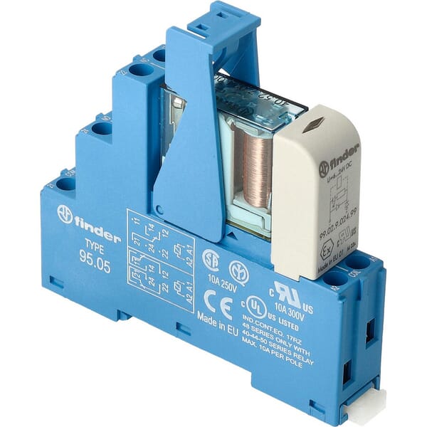 Interface relais Mod. borne à vis 2CO 8A/24V DC SENS/Agni/LED/diode · réf. 485270240050