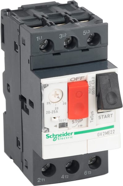 Relais thermiques 20-25A · réf. GV2ME22