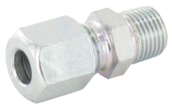 Raccord à visser mâle droit 6LL R1/8K 60° — réf. CLGEV6LL60R18K