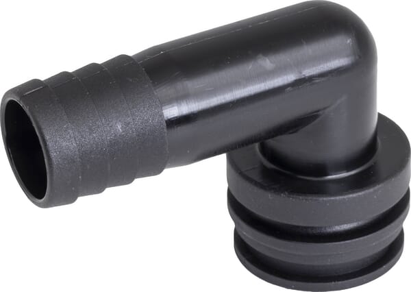 Raccord à fourche, femelle 90° AF3, embout de tuyau 20 mm · réf. 8420304