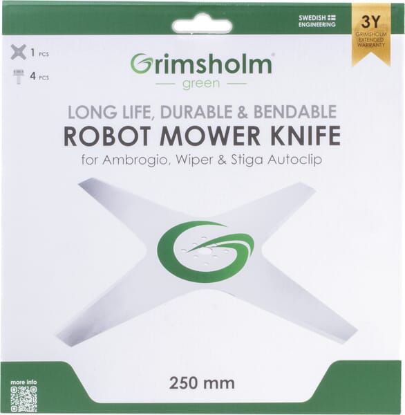 Lame robot 4 dents Stiga 25cm — réf. FGP122