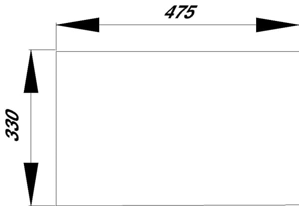 Vitre arrière inf. fixée vue 3