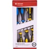 Screwdriver set, slotted and cross-head PZ, 6-pieces